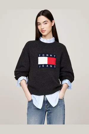 Tommy Hilfiger Mélange Relaxed Jumper with Wool