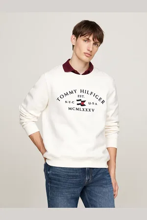 Tommy Hilfiger Logo Embroidery Crew Neck Sweatshirt
