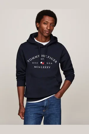 Tommy Hilfiger Arched Logo Drawstring Hoody