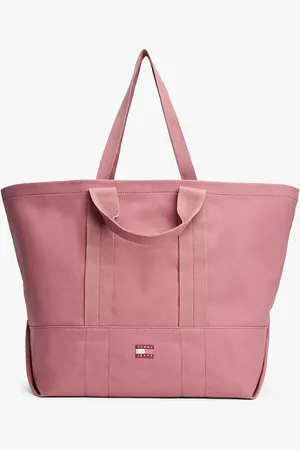 Tommy Hilfiger Tonal Logo Canvas Tote Bag