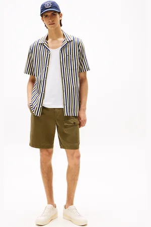 Tommy Hilfiger Washed Twill Relaxed Cargo Shorts