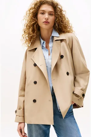 Tommy Hilfiger Water Repellent Short Trench Coat