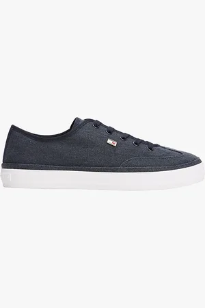 Tommy Hilfiger Enamel Flag Canvas Trainers