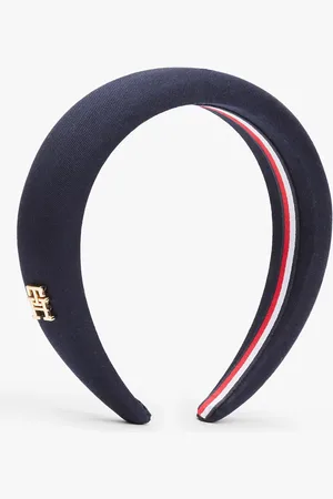 Tommy Hilfiger Chic TH Monogram Plaque Headband