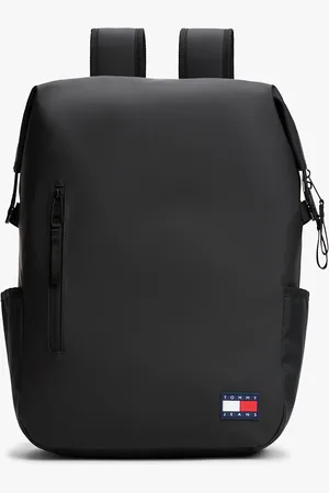 Tommy Hilfiger Mesh Back Rubberised Logo Backpack