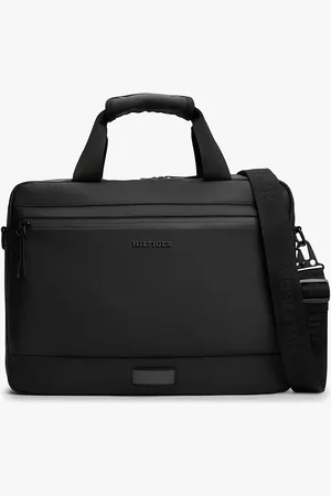 Tommy Hilfiger Textured Logo Laptop Bag