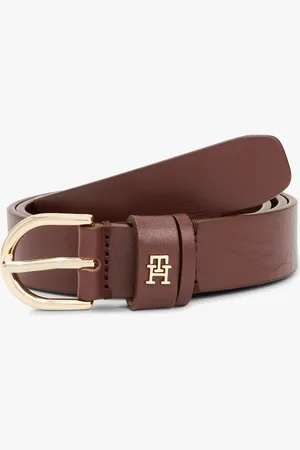 Tommy Hilfiger Essential TH Monogram Leather Belt