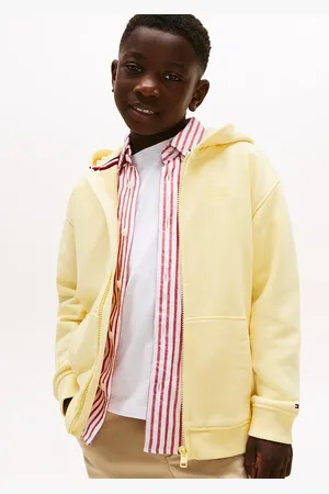 Tommy Hilfiger Tonal Flag Embroidery Zip-Thru Hoody