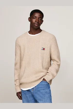 Tommy Hilfiger Cable Knit Crew Neck Slim Jumper