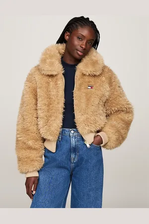 Tommy Hilfiger Faux Shearling Zip-Thru Jacket