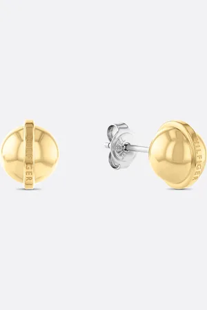 Tommy Hilfiger Metallic Orb -Plated Stainless Steel Stud Earrings