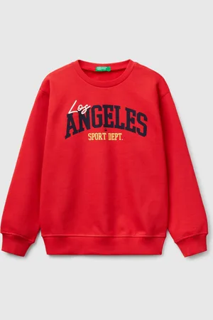 Benetton Sweat % Algodão Com Estampa XL Vermelho