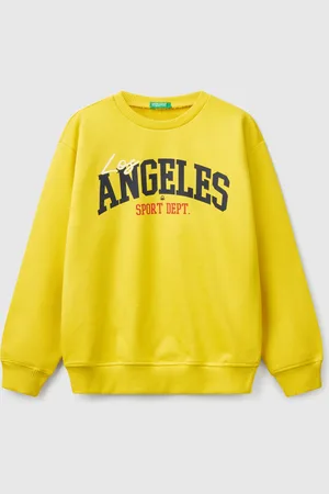 Benetton Sweat % Algodão Com Estampa XL Amarelo