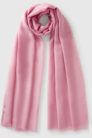 Benetton Écharpe Em Seda E Modal® Rosa