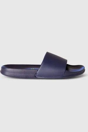 Benetton Chinelos Com Logótipo Azul-escuro