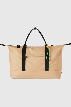 Benetton Saco De Viagem Bege