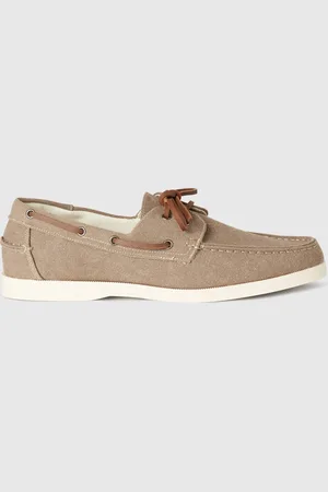 Benetton Mocassins Com Atacadores Bege