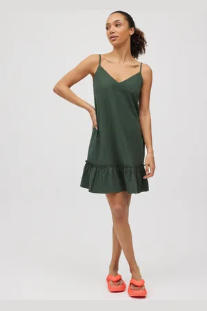 YSABEL MORA Vestido curto com alça verde