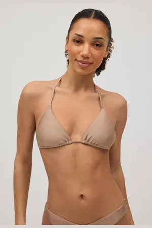 YSABEL MORA Top de biquíni triangular com glitter