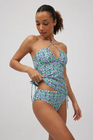 YSABEL MORA Conjunto Tankini com nó estampado