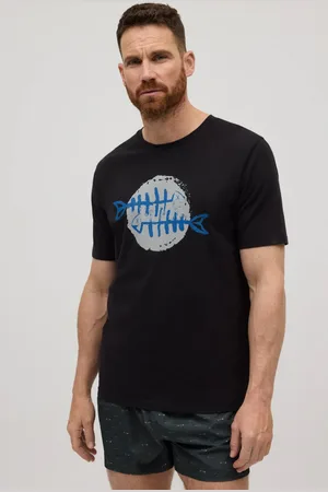 YSABEL MORA T-shirt de manga curta com estampa de riscos pretos