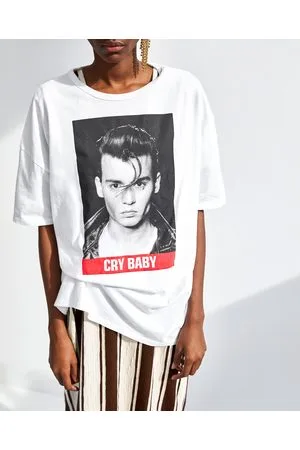Zara T-SHIRT OVERSIZE "CRY BABY"®