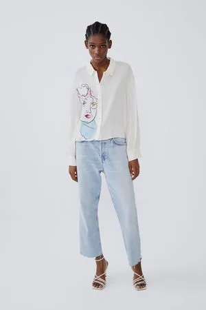Camisa Denim Zara - Zara - Camisas femininas